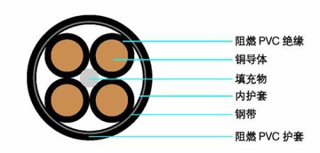 ZR-VVR22，ZR-VV22铜芯铠装电力电缆厂家