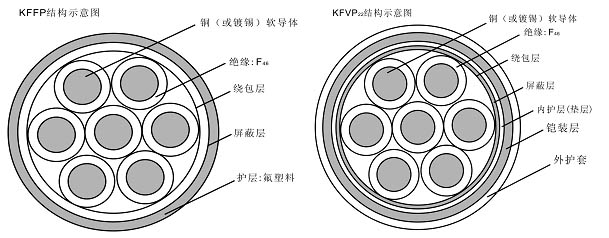 ZR-F46(FV),YVF-F46-22,YGC-F46(FG)高温F46耐腐电缆